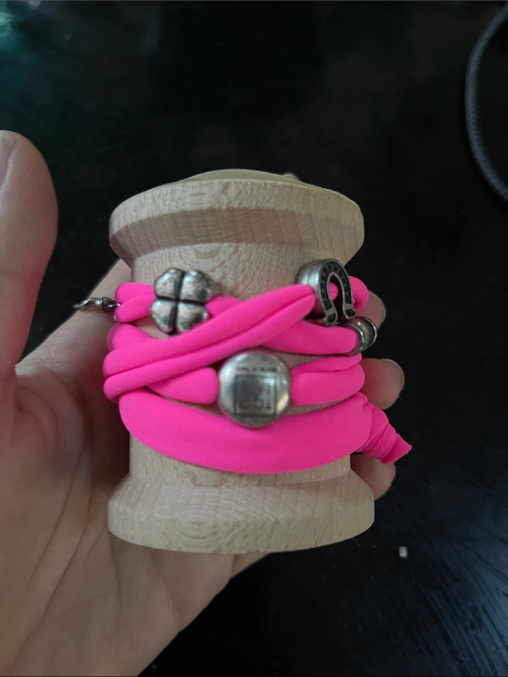 Too late 2L8 LAB sterling Italian bracelet